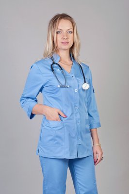 Медичний костюм жіночий "Health Life" котон 3207 3020112 фото
