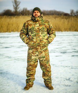 Зимний тактический костюм мужской "Mistral" Rip-Stop Multicam &mdash; укороченная куртка и брюки KS-0091 фото